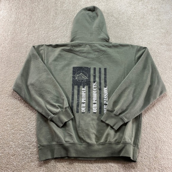 econscious Hoodie Mens Large Green We Are MT'S Graphic Organic Cotton Blend - Picture 12 of 13